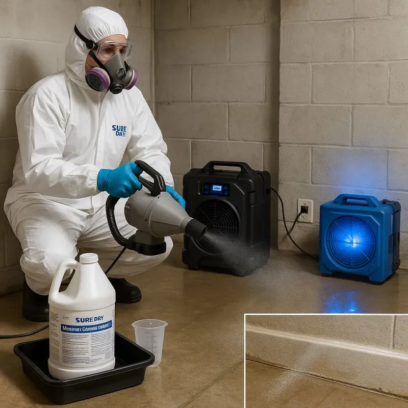 Sanitization and Odor Removal process in Mountainhome, PA