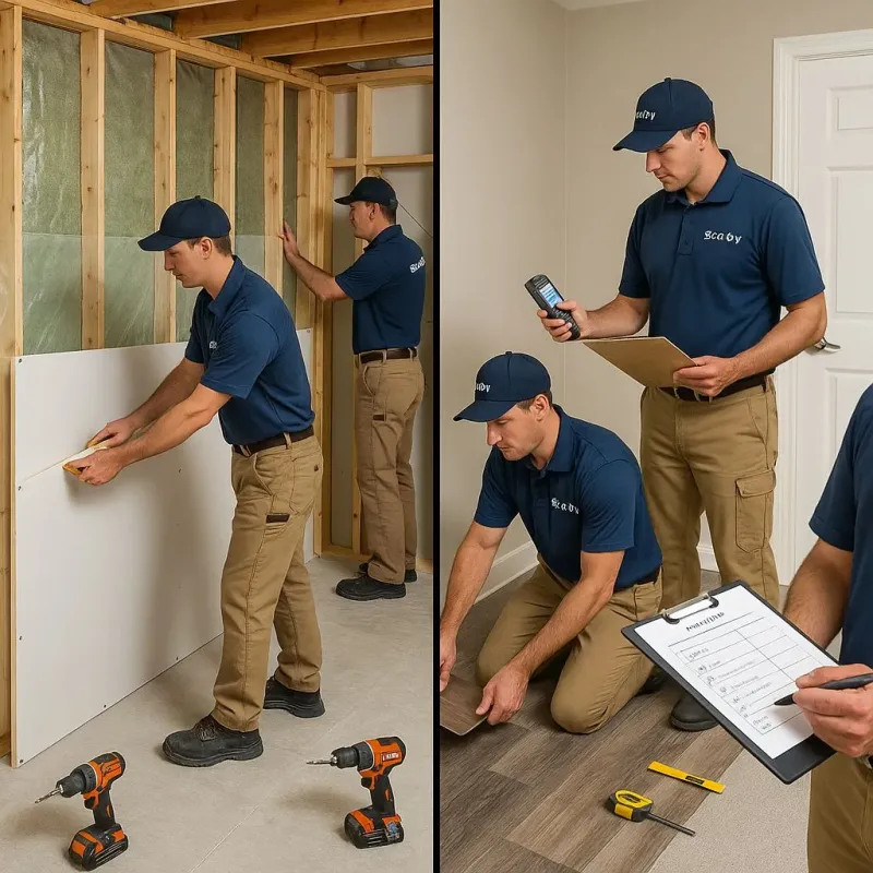 Repairs and Reconstruction process in Mountainhome, PA