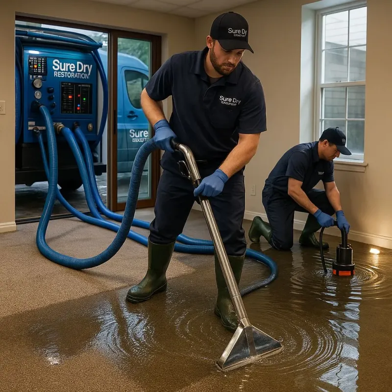Water Extraction and Removal process in Mountainhome, PA